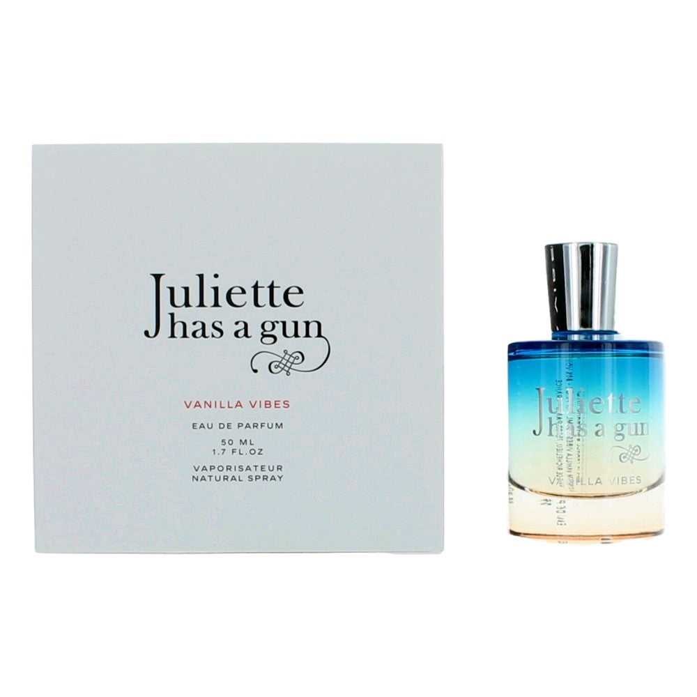 Bottle of Vanilla Vibes by Juliette Has a Gun, 1.7 oz Eau De Parfum Spray for Women